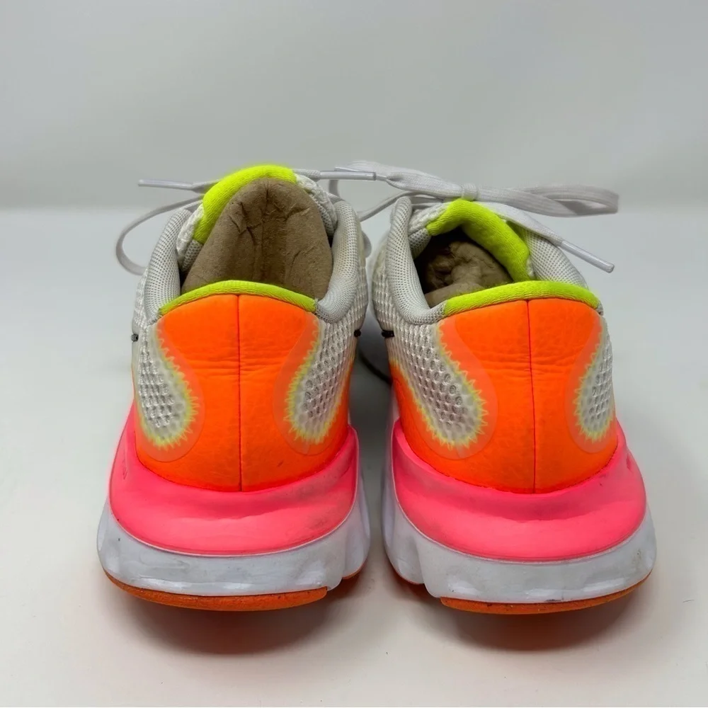 Nike Renew Run Platinum Pink Blast Lace Up Athletic Sneakers Size 6.5 Y (EU 39)